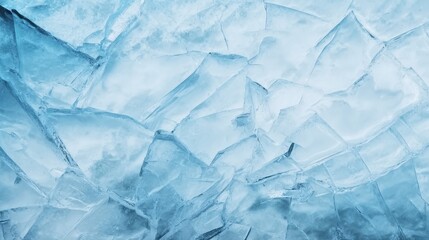 Blue abstract background with ice surface cracks, cold texture for winter theme, abstract design, background