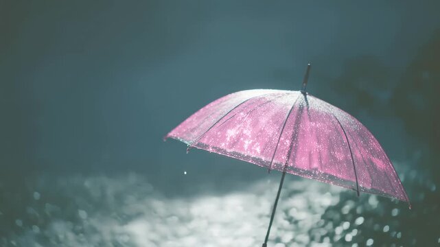 pink umbrella