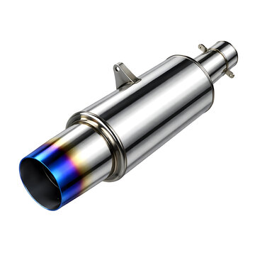 Car Exhaust Muffler Isolated