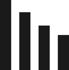 Business chart with arrows