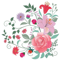 Graphic elements for vector design. Swirl vintage elements decorative ornamental design illustration. 