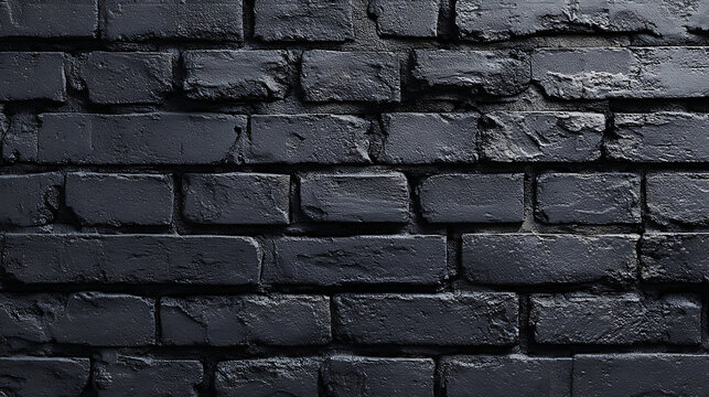 Dark Gray Painted Brick Wall Close Up 3455f514aa98