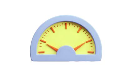 Stylized Gauge with Pastel Colors