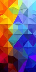 Fototapeta premium Abstract geometric patterns in vibrant colors, perfect for modern presentations, backdrop, abstract