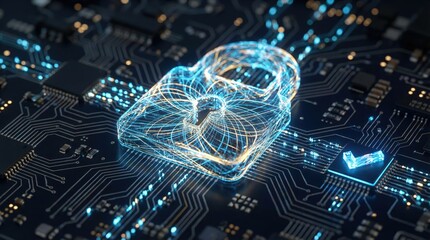 Abstract cloud computing tech. Safe encrypted storage, personal data protection, verified encription tech. Security protocol wireless file transfer drive service. Global database, online information