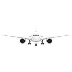 Naklejka premium The Sky's New Frontier: An airplane, a symbol of modern flight, soars through the boundless expanse of the atmosphere. Capturing a vision of innovation and the spirit of exploration.