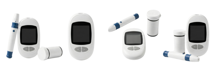 Diabetes Blood Glucose Meter Kit with Lancets and Test Strips