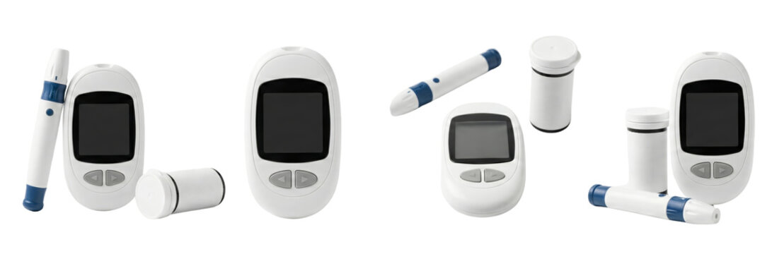Diabetes Blood Glucose Meter Kit with Lancets and Test Strips
