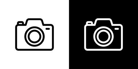 カメラのシンプルなアイコン（ベクター） © hamo