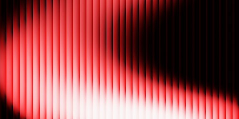 Abstract glowing red gradient waves on dark background with fractal glass texture