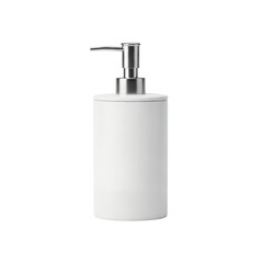 Obraz premium White soap dispenser isolated isolated on transparent background
