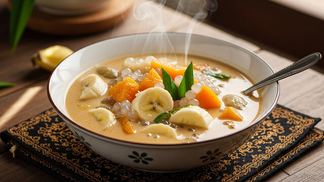 kolak on a bowl