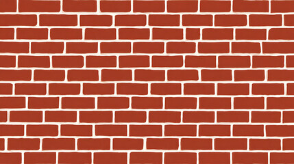 Rustic Red Brick Wall Seamless Background texture
