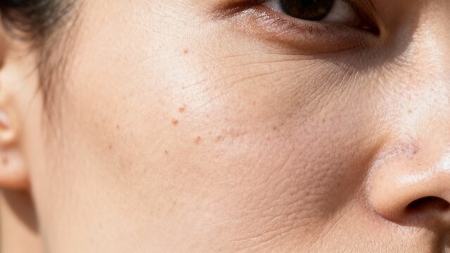 Photorealistic Skin Pores and Fine Lines