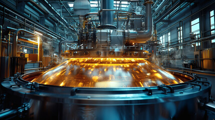 Advanced Industrial Machinery in High-Tech Manufacturing Facility