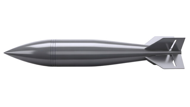 Modern missile icon isolated on transparent background