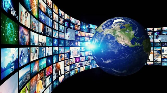 グローバルネットワークと映像データのコンセプト