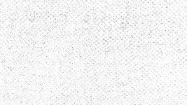 White grunge paper texture overlay with vintage noise, dust, and film grain effect.