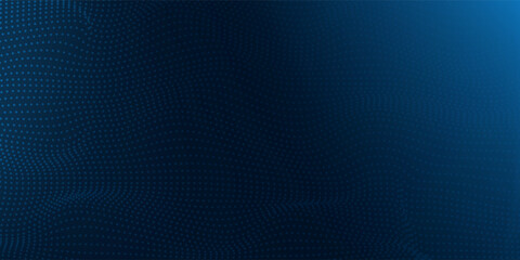 Obraz premium dot white blue wave light screen gradient texture background. abstract technology big data digital background.eps.10.
