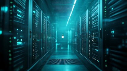 Secure data center infrastructure cybersecurity and information storage