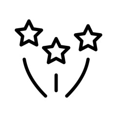 Bold Star icon set for ratings, favorites, awards and highlight UI elements