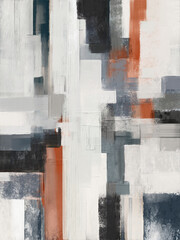 Abstract artwork with dynamic lines and soft colors, creating a harmonious and modern composition, perfect for contemporary interior design and artistic projects