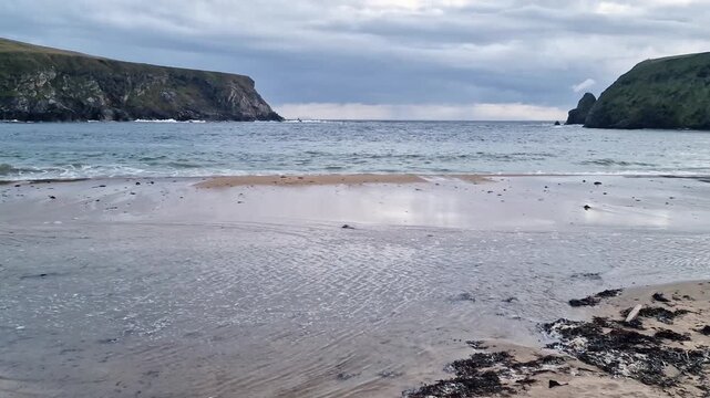 Silver Strand beach at Malin Beg in Donegal, Ireland
