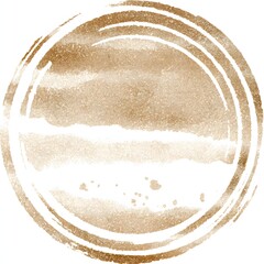 Abstract Circular Watercolor Element Texture Design