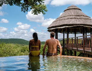 Discovering tranquility in Kruger National Park with a stunning poolside view