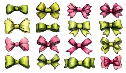 Colorful Bows Collection