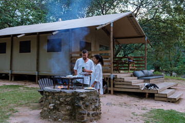 Enjoying a tranquil evening by the fire in Panorama Route, South Africas stunning nature