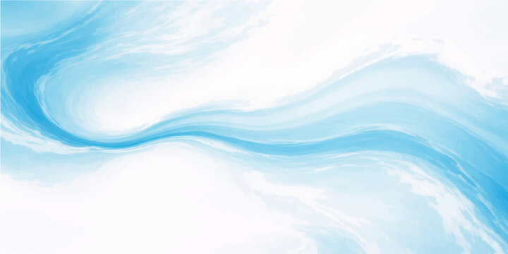 Abstract blue background design featuring flowing water waves and liquid motion curves in a vector illustration for a nature inspired sea art wallpaper