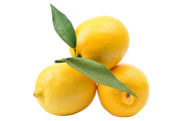 Fresh lemon fruit isolated