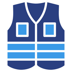 High Visibility Vest  Icon Element For Design