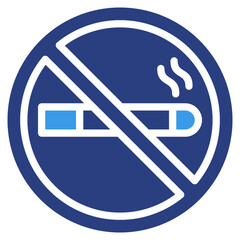No Smoking Sign  Icon Element For Design