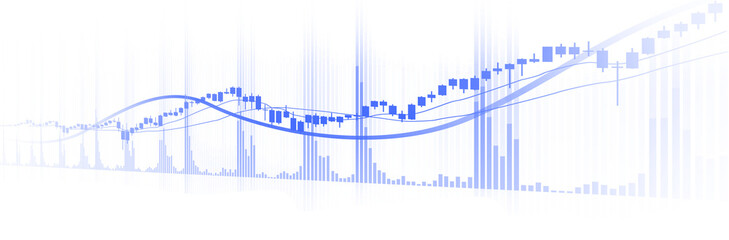 Wachstum von Aktieninvestitionen -Handelsanalyse und Finanzchart Transparent Hintergrund