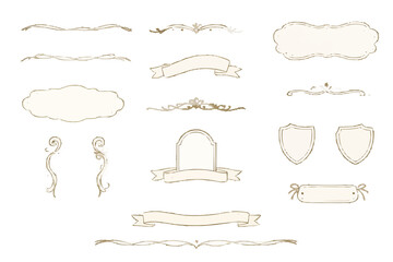 ナチュラル&times;高級感の華奢ゴールドフレームセット