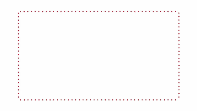 Blank rectangular dotted border frame isolated on white background.