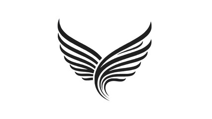 Obraz premium Creative Swirl Feather Wing Artistic Illustration