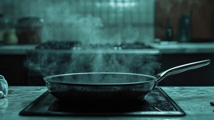 Steam Rising from a Frying Pan