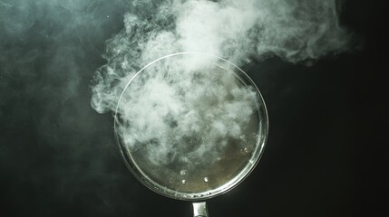 Steam Rising from a Frying Pan