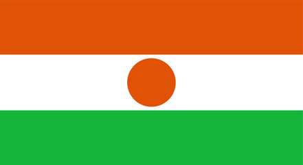 Flag of Niger representing national identity and sovereignty