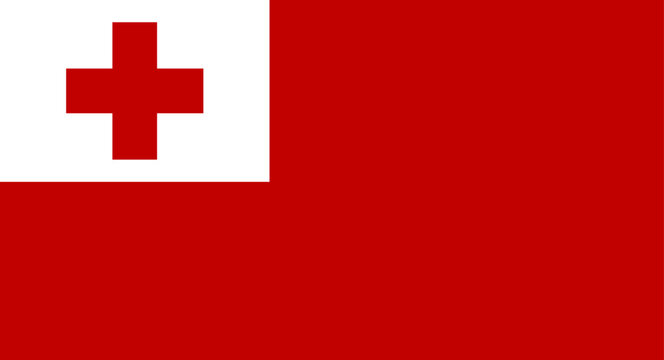 Tonga flag displaying national identity and patriotism