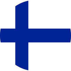 Finland national flag symbol representing identity