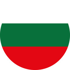 Obraz premium Bulgaria flag symbol representing European nation identity