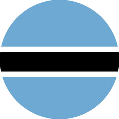 Botswana flag national symbol representing country identity