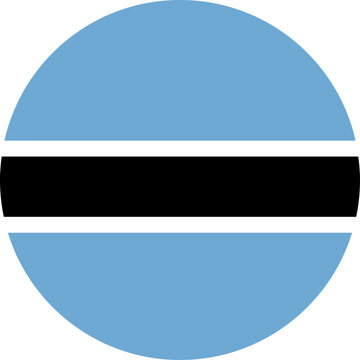 Botswana flag national symbol representing country identity
