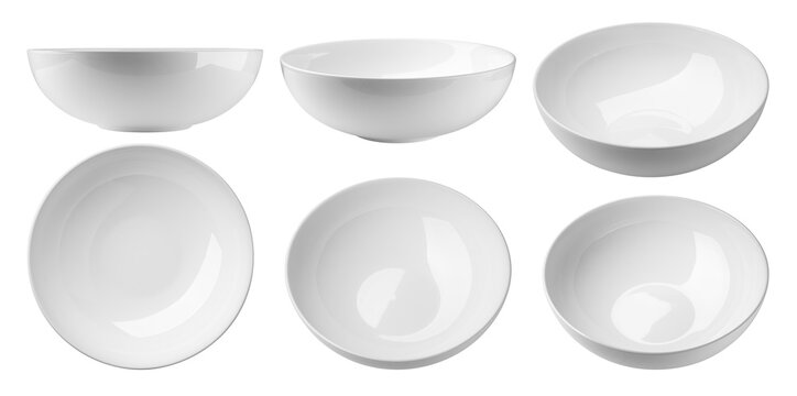 Bowl, empty utensil, isolated, full depth of field