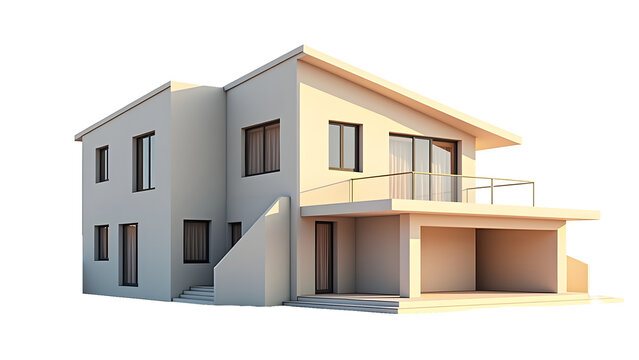 3D Urban Building PNG with Transparent Background, Modern City Architecture Isolated High-Resolution