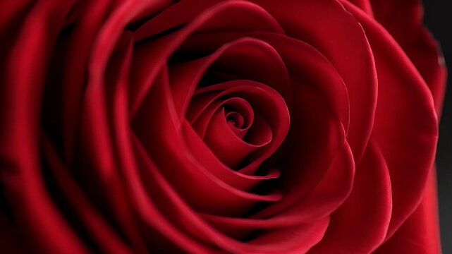 Close-up of deep red rose petals in full bloom showcasing intricate natural beauty and elegance for floral art and decor inspiration